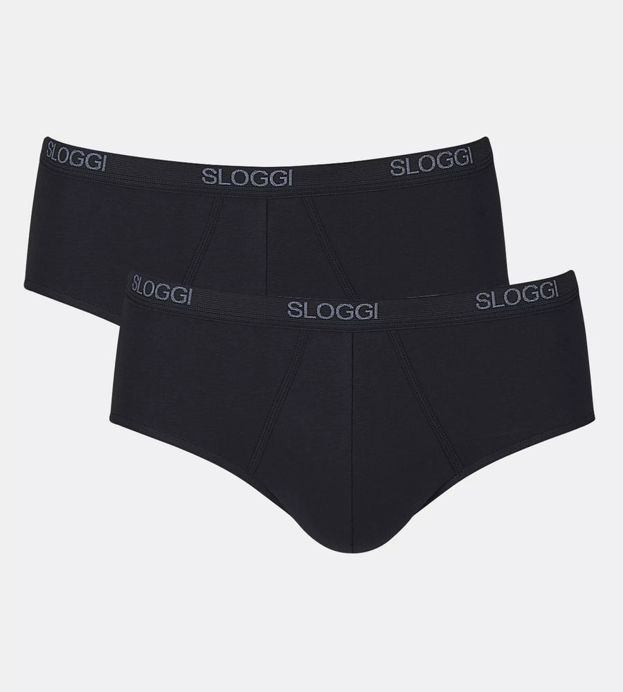 Sloggi Basic heren midi slip 2-pack