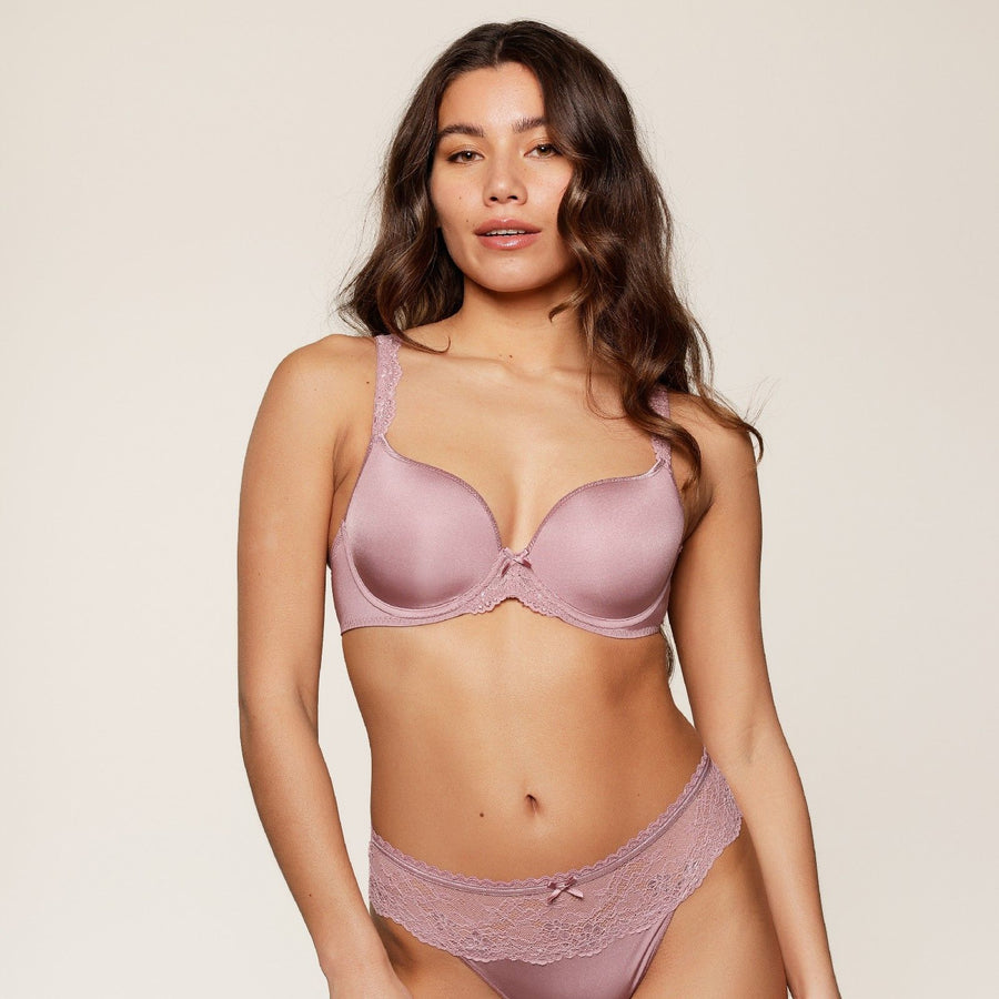 LingaDore Daily t-shirt bh in mauve shadow