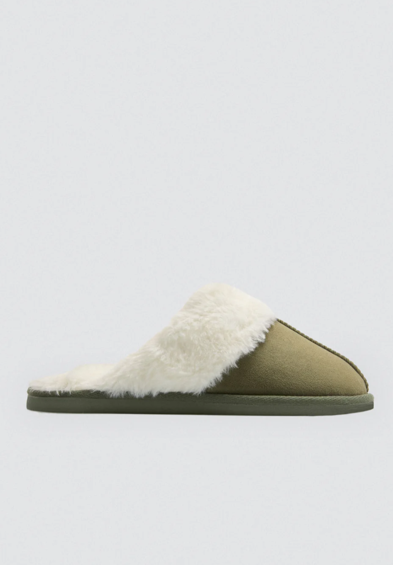 Ysabel Mora pantoffels in groen