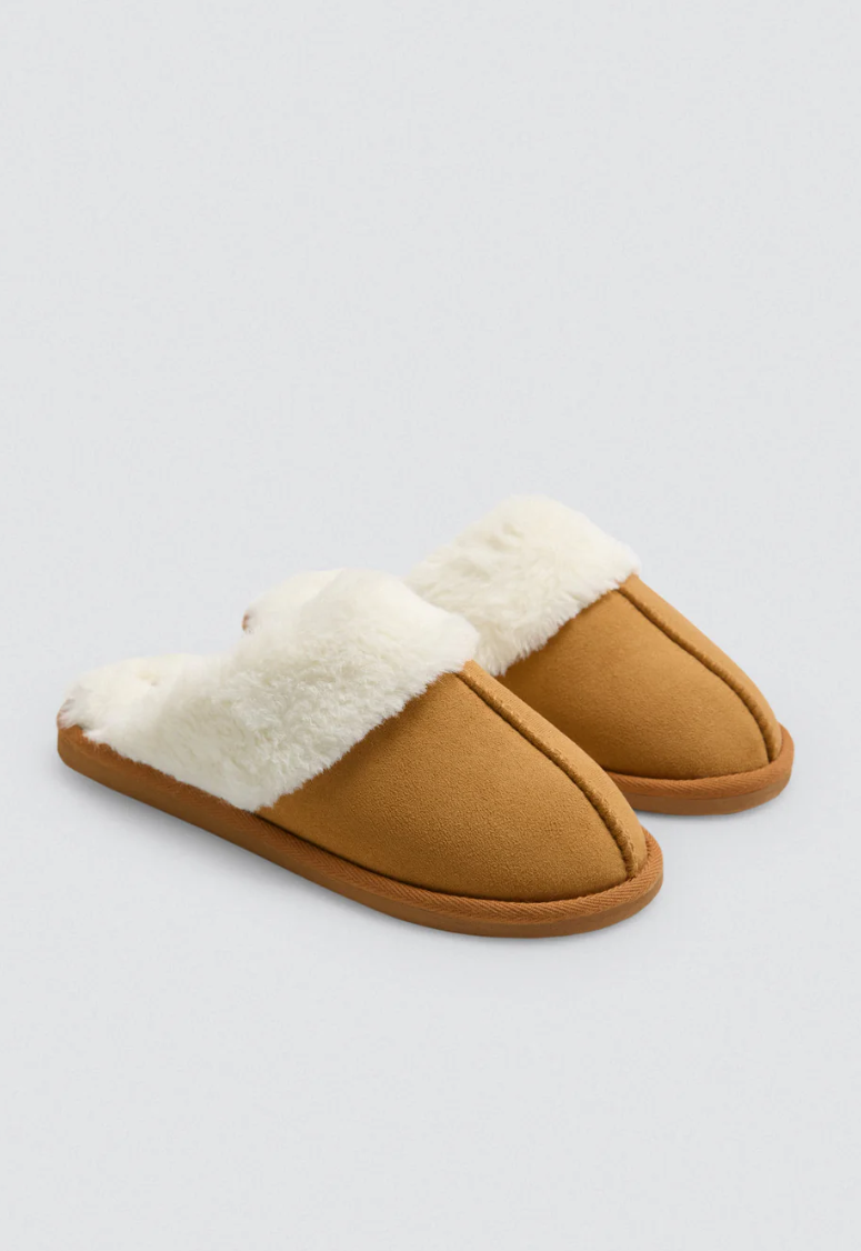 Ysabel Mora pantoffels in camel