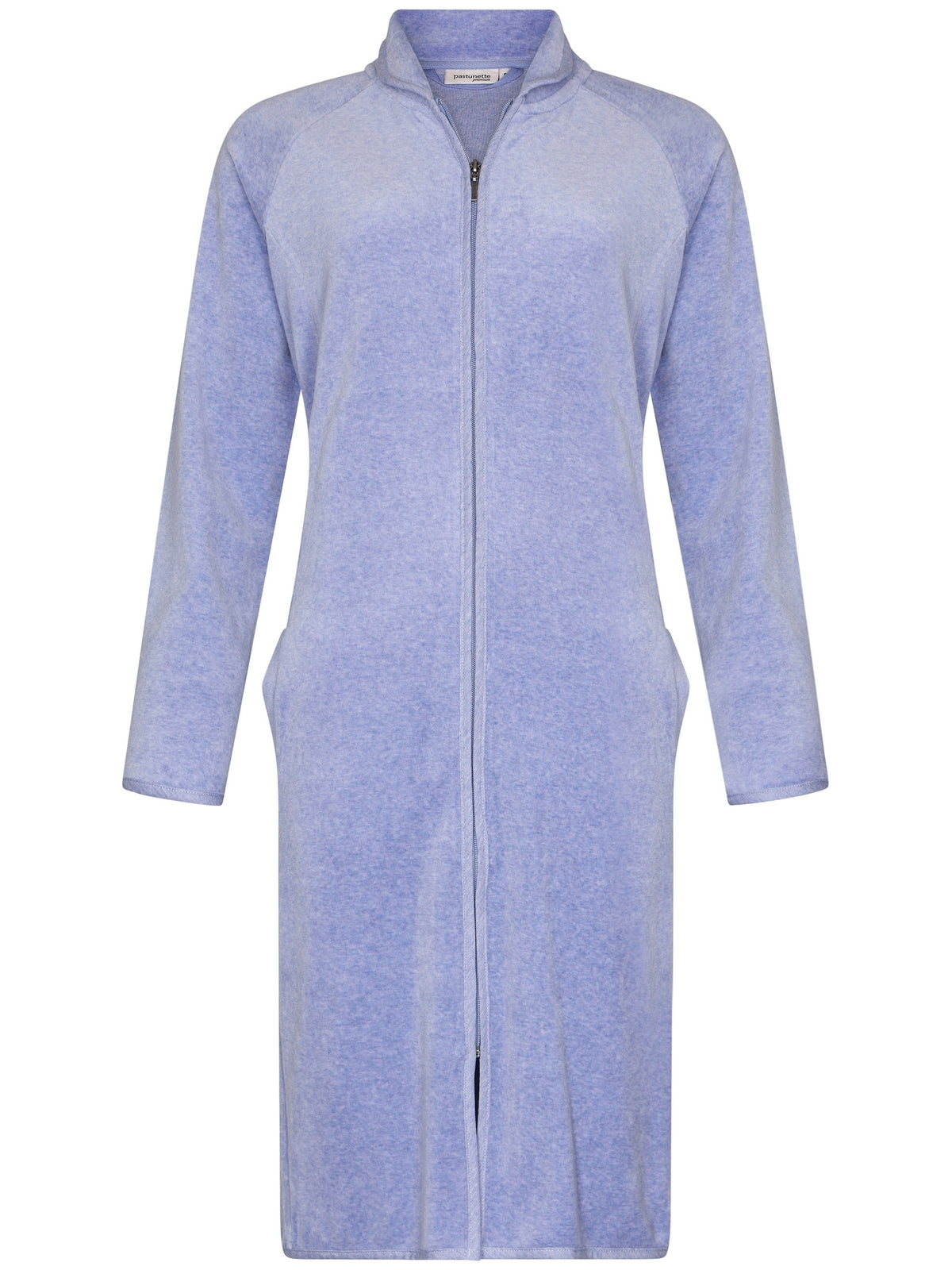Pastunette Premium Soft Sketches badjas in blauw gemêleerd