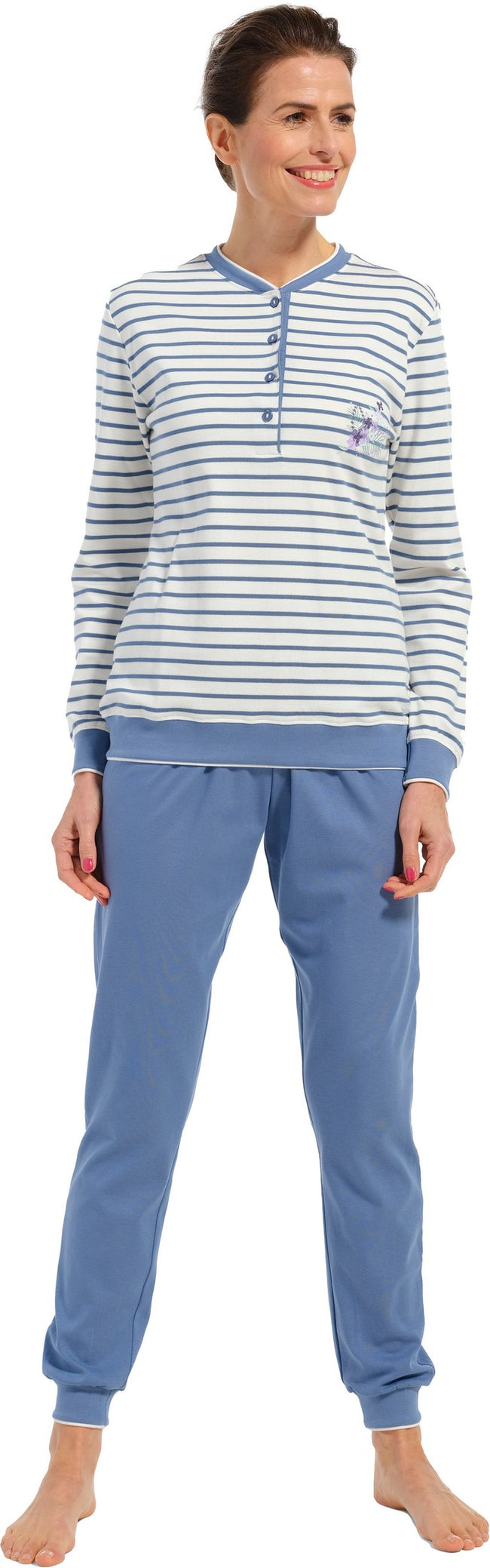 20232-172-4 Pastunette pyjama met boordjes