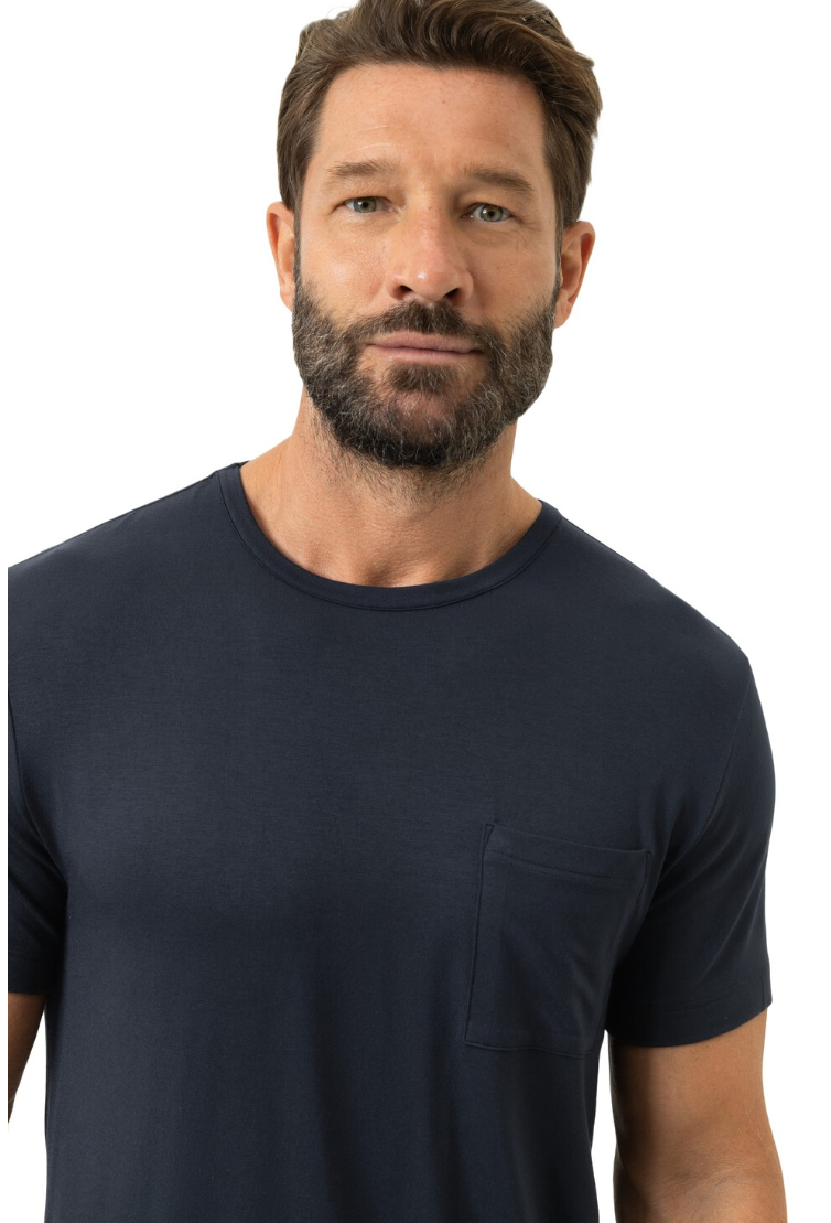Mey Jefferson heren t-shirt in marineblauw