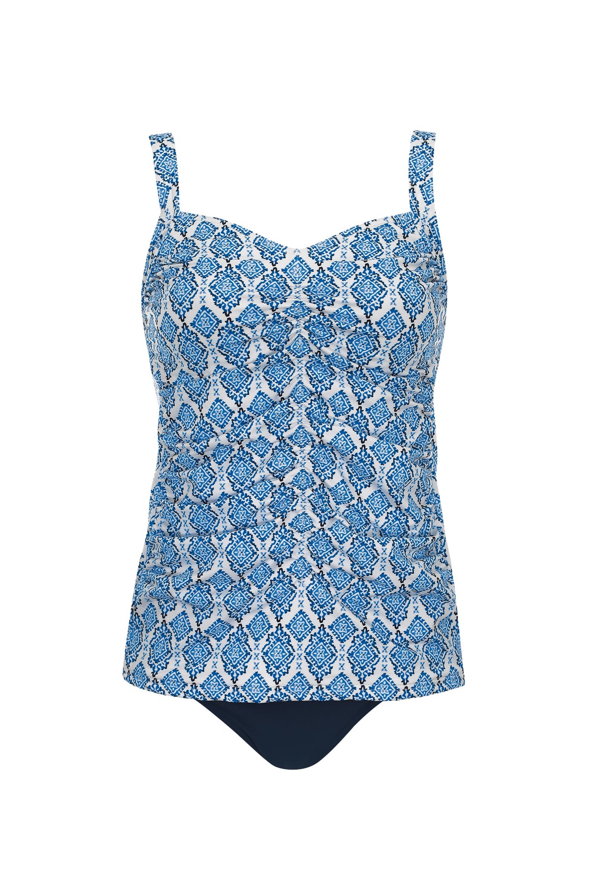 Sunflair tankini in blauw/wit