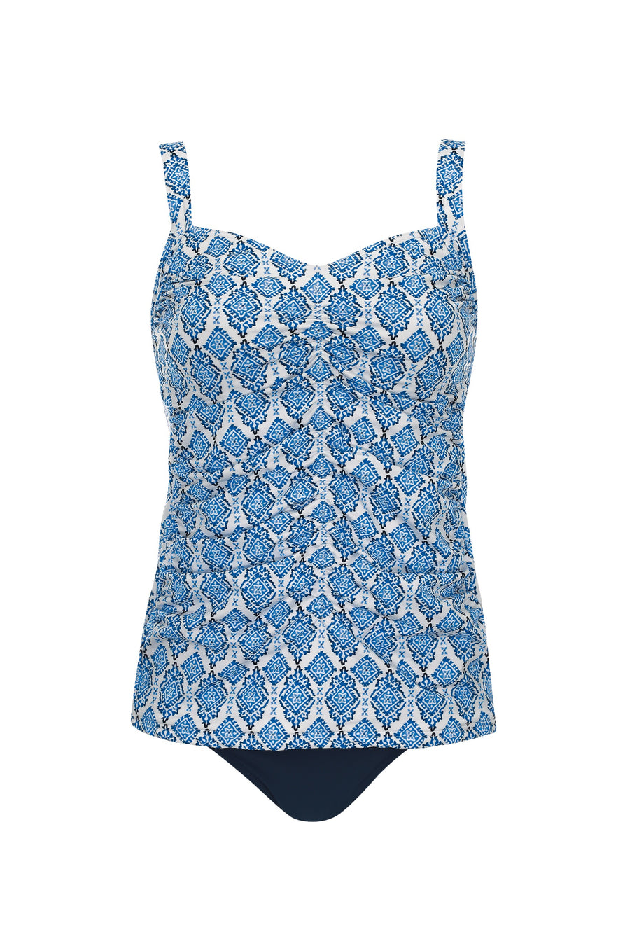 Sunflair tankini in blauw/wit