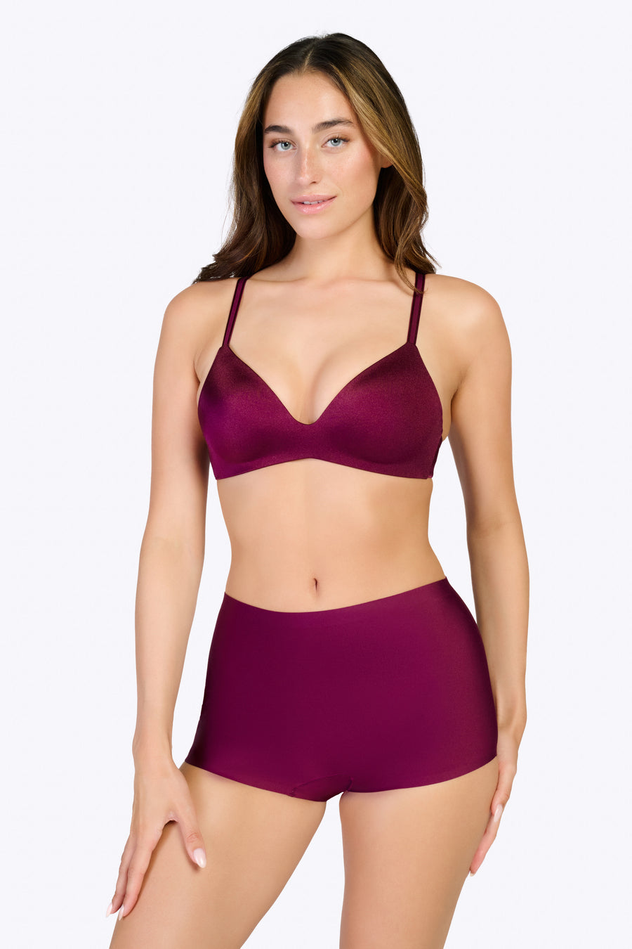 Ten Cate Secrets short in cherry burgundy