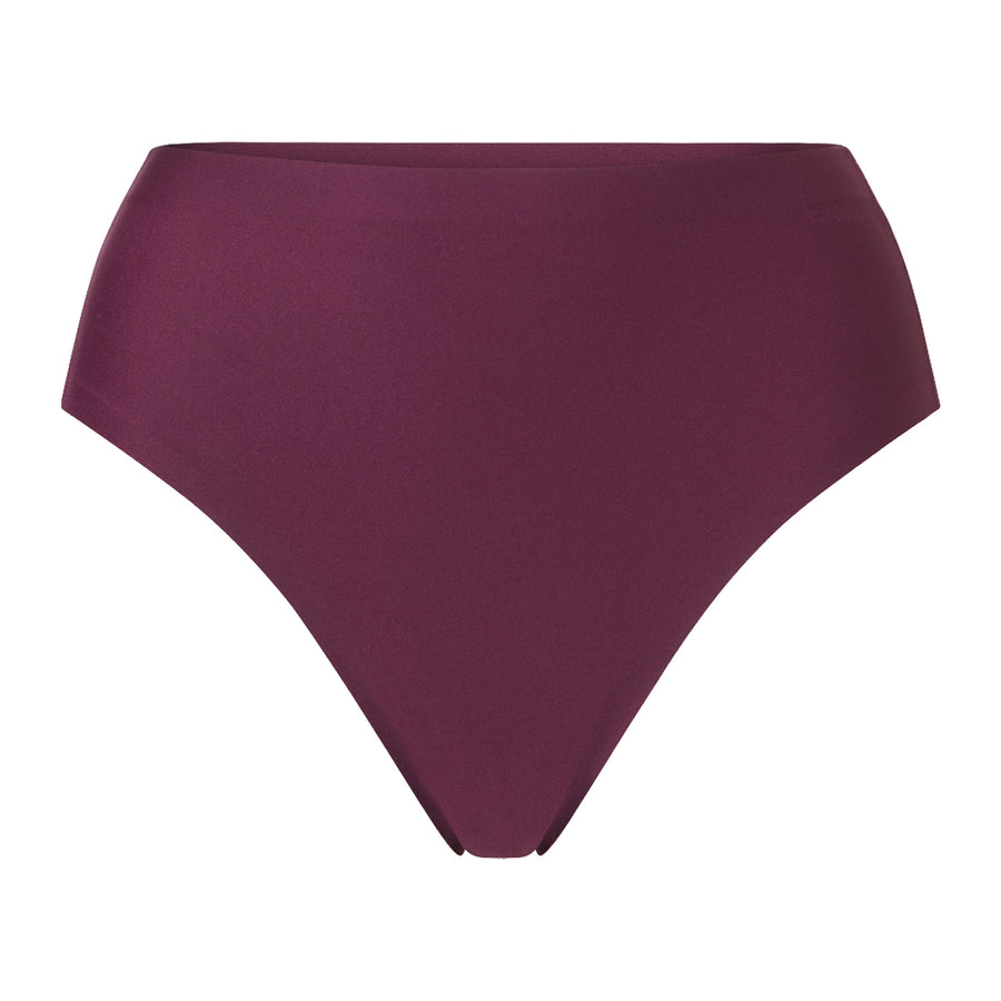 Ten Cate Secrets high waist brazilian slip met kant in cherry burgundy