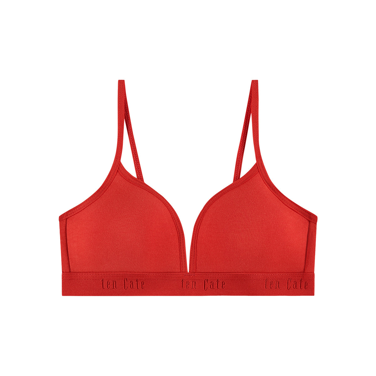 Ten Cate Basics meisjes voorgevormde bh in rood