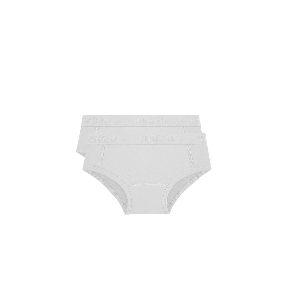 Ten Cate meisjes hipster 2-pack in wit
