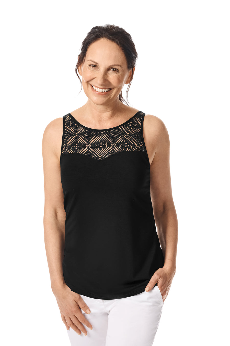 Amoena Summer top in black