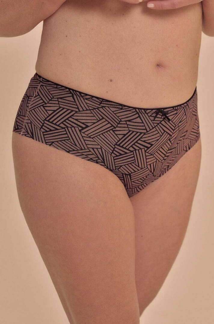 Amoena Brooke slip in black/café