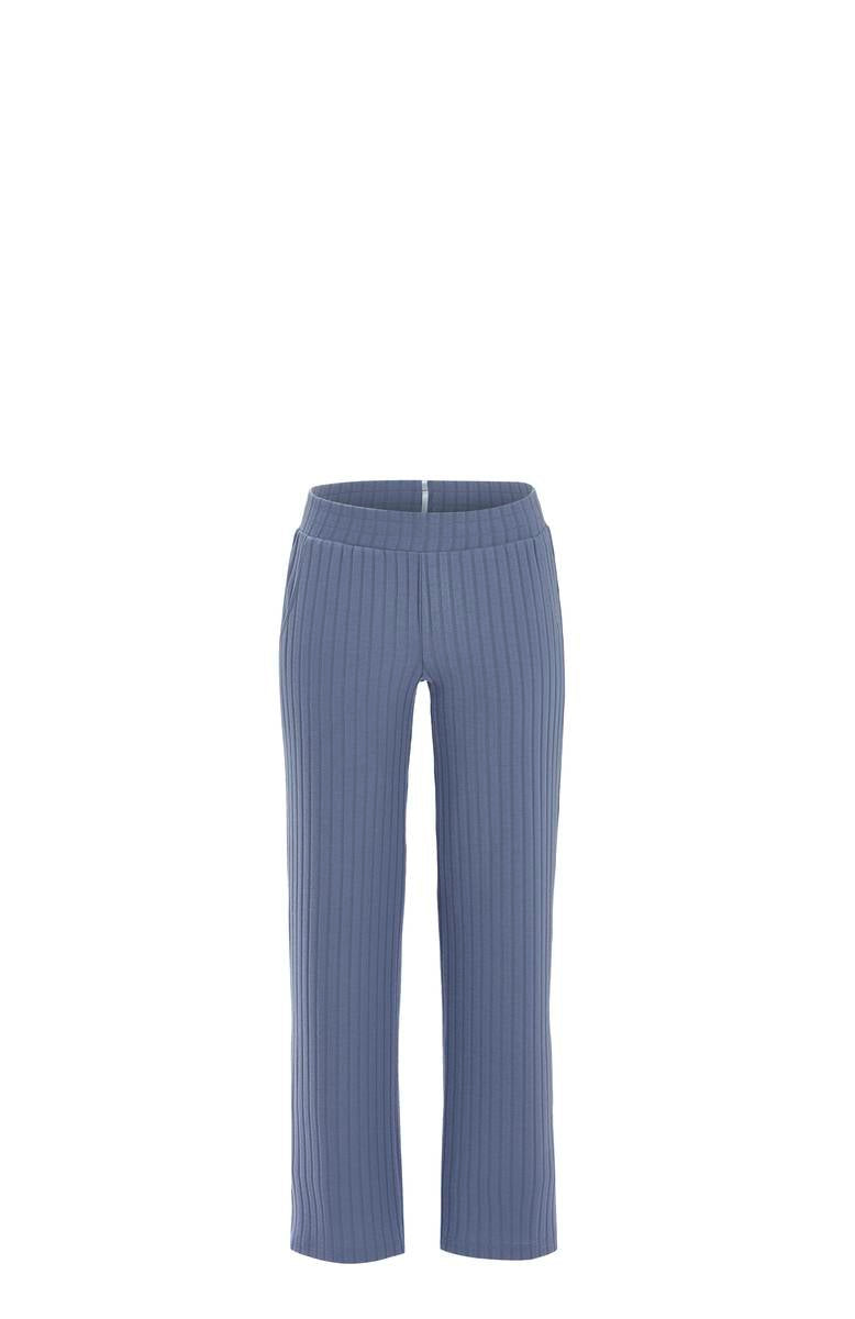 Solo Per Me lange broek ribstof in marine