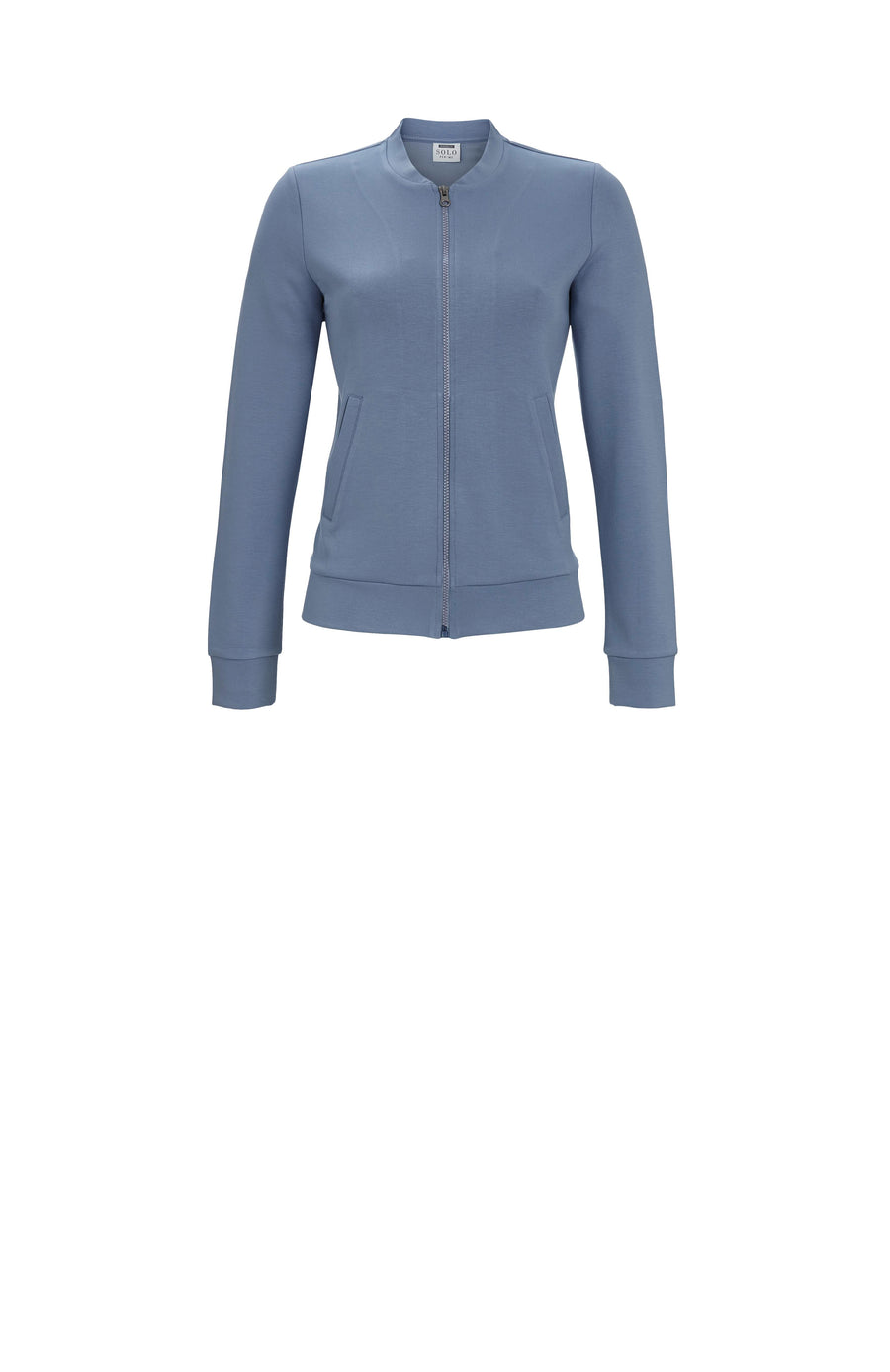Solo Per Me jack met rits in stonewash
