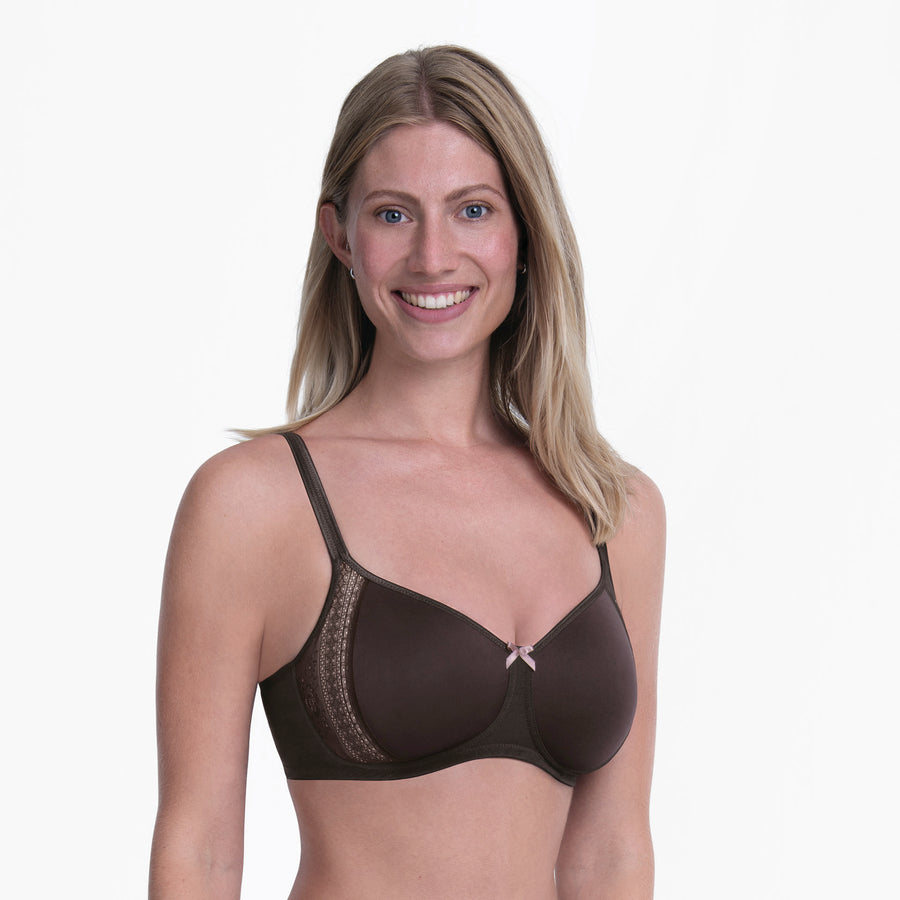Anita Rosa Faia Fleur voorgevormde bh zonder beugel in chocolate