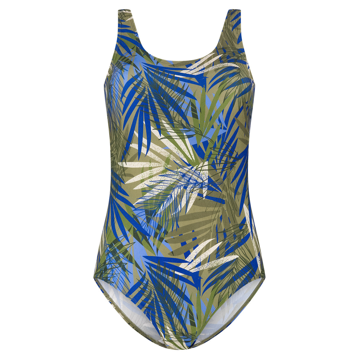 Ten Cate badpak soft cup in botanical leaves green
