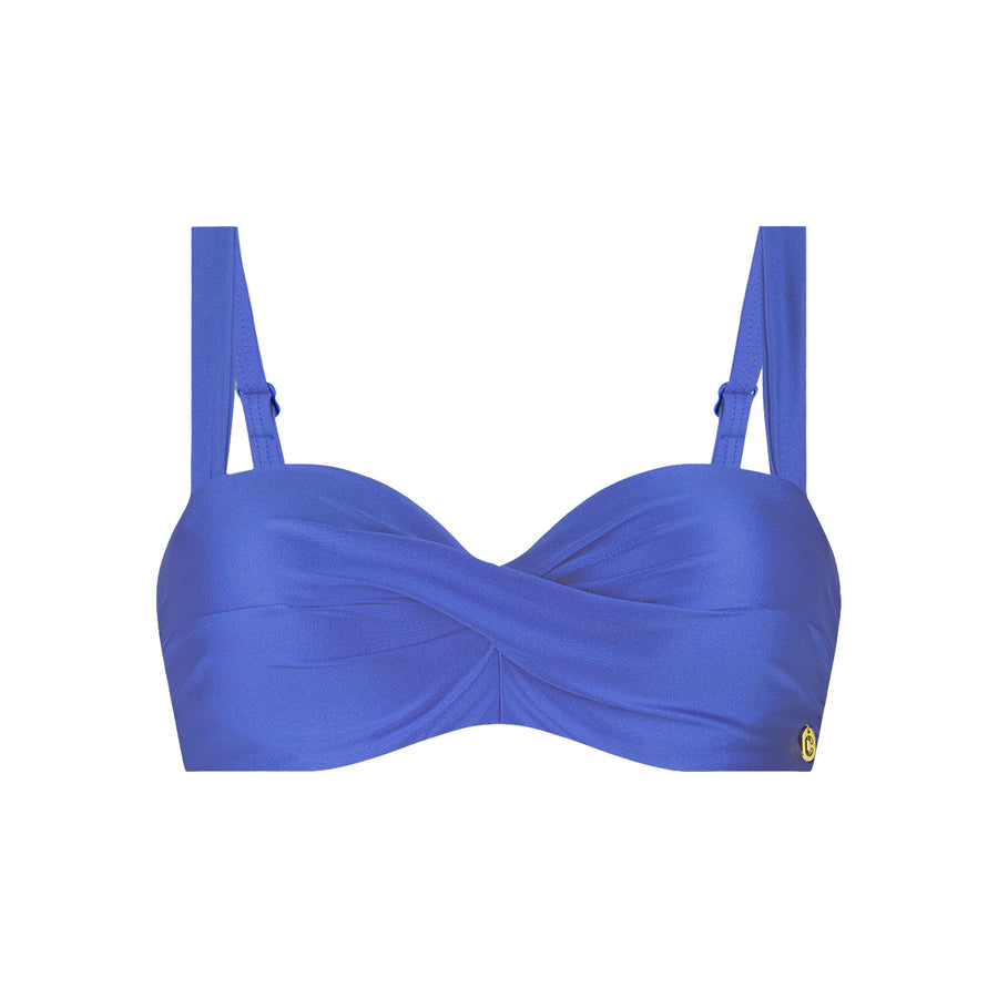 Ten Cate bikinitop twisted padded wired in ocean blue