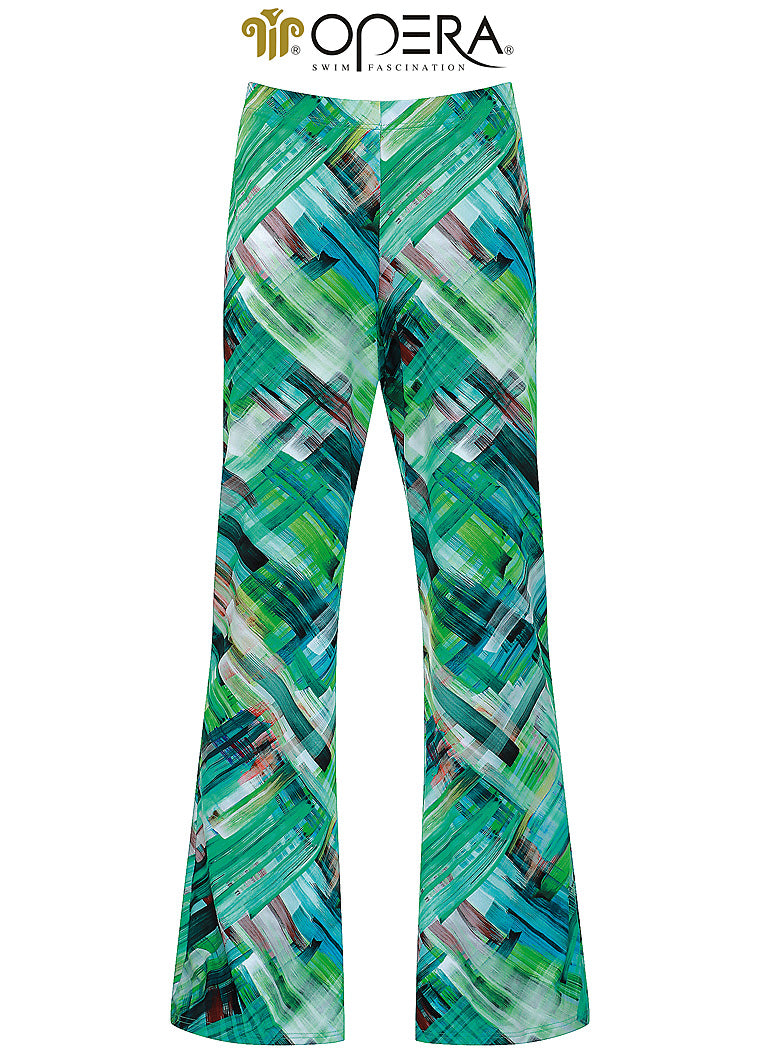 Opera strandbroek in groen