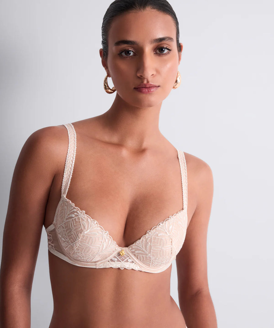 Aubade Iconic Calypso push-up bh in dune