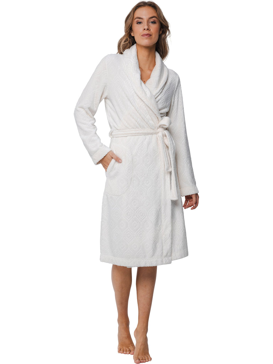 Pastunette Premium dames ochtendjas in ivory