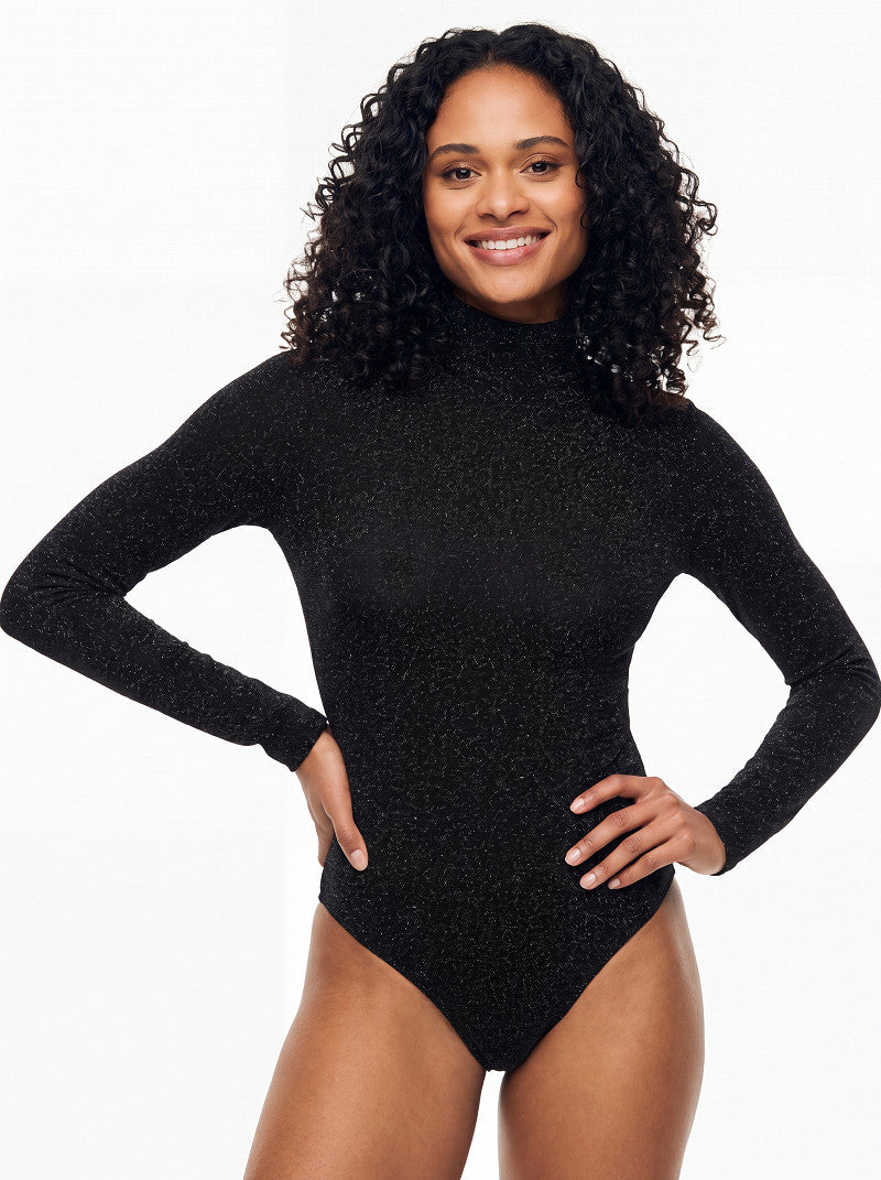 LingaDore Body Sparkle – Transparante Glitter Body – Zwart