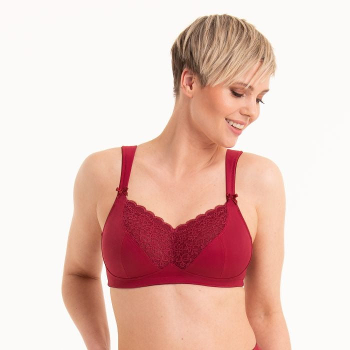 Anita Care Havanna prothese-bh in dark red