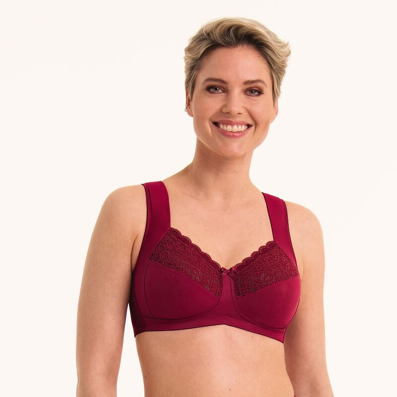 Anita Havanna topcomfort bh in dark red