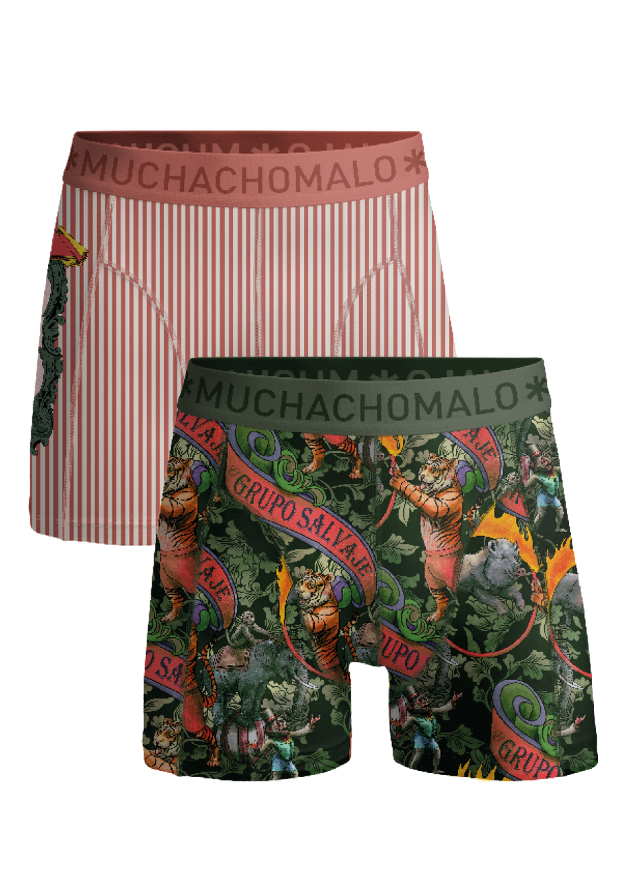 Muchachomalo Circus Animals heren boxershort 2-pack