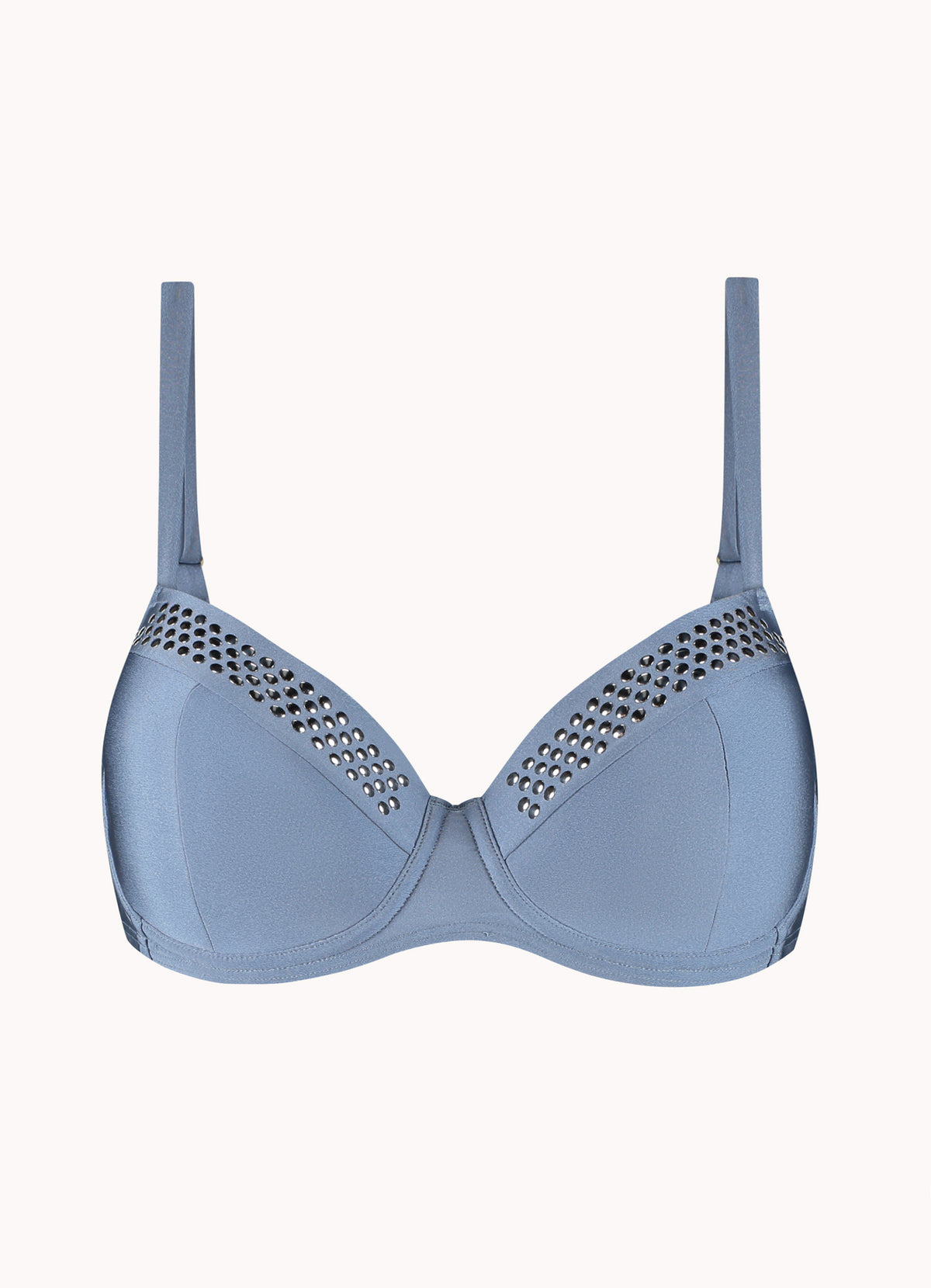 Cyell Infinity full cup bikinitop in ijsblauw