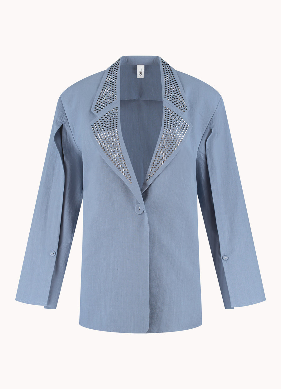 Cyell Infinity blazer in ijsblauw