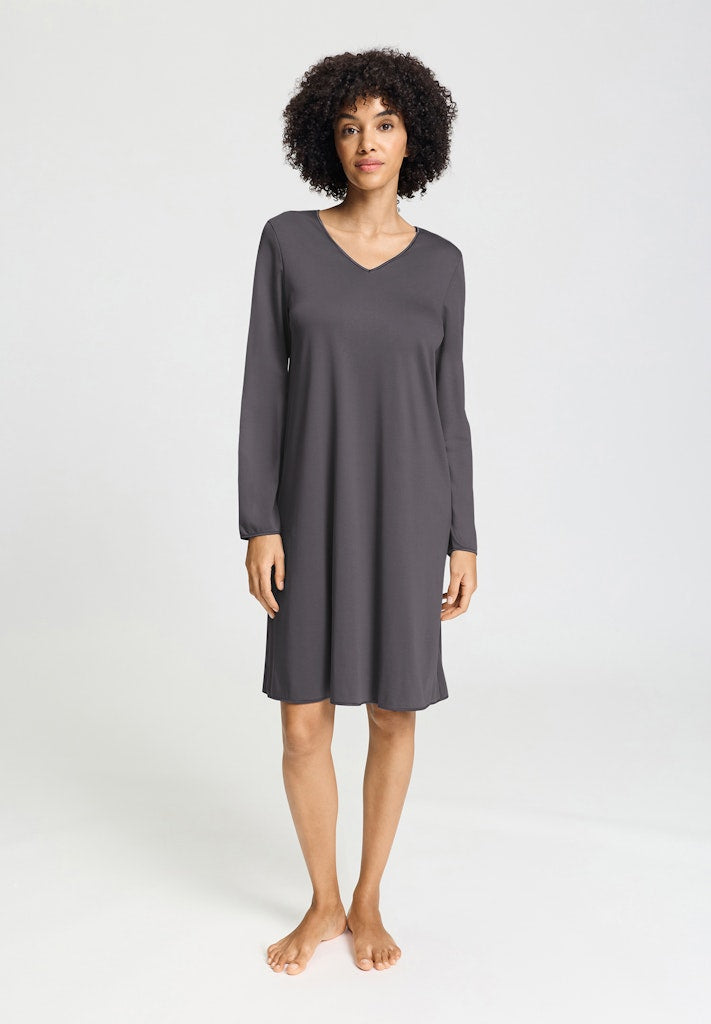 Hanro Cotton Silk nachthemd lange mouw