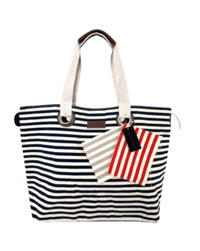 Linea Sogno Sailor strandtas in navy