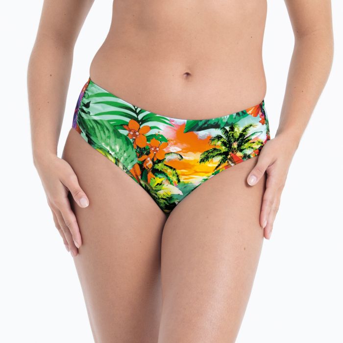 Anita Beach Mira bikini slip in real teal