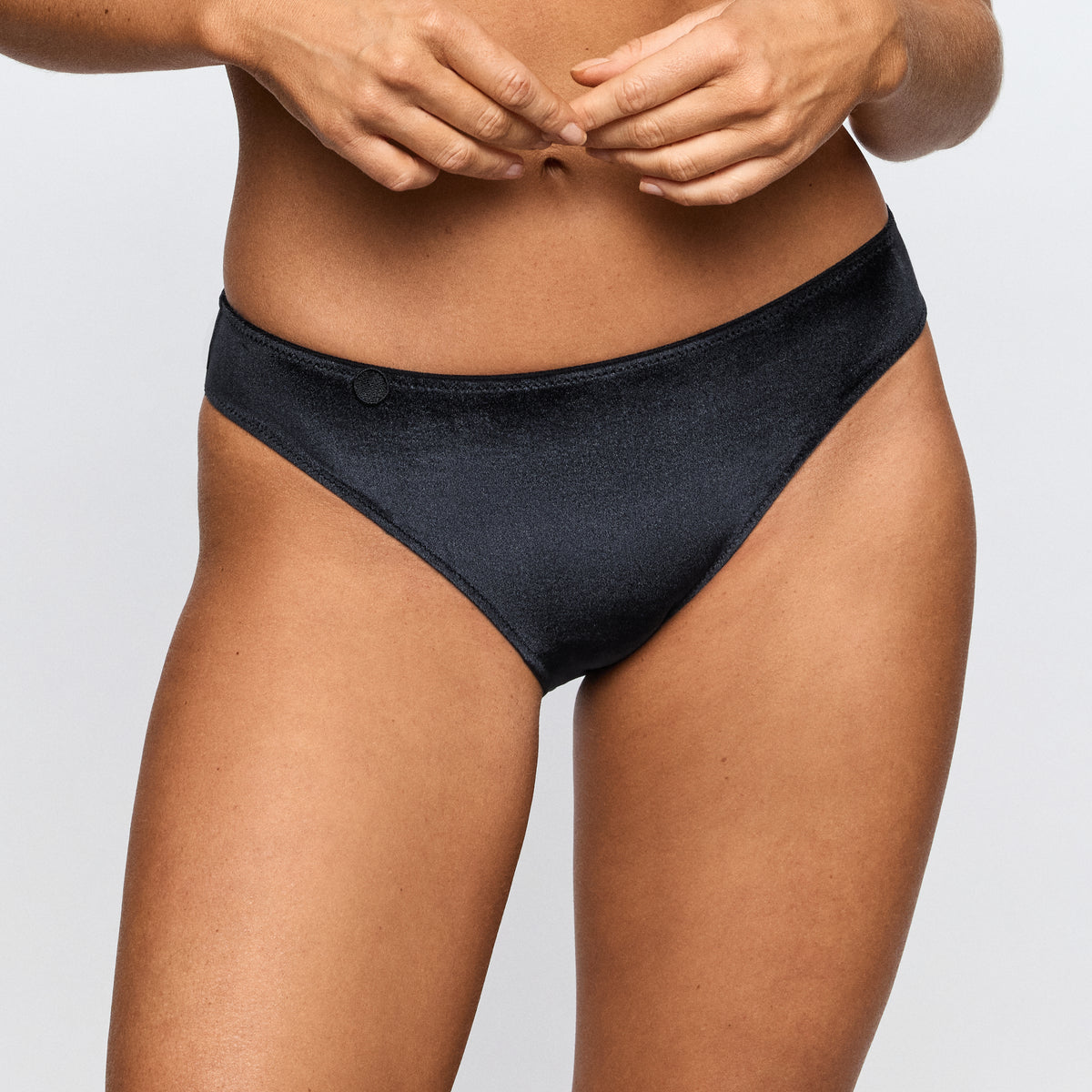 Marie Jo Tom rioslip in black velvet