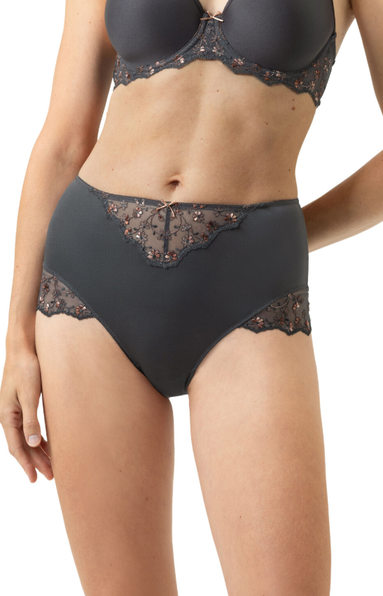 Mey Delightful waist pants in thunder grey