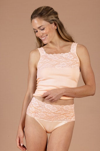 Nina von C Fine Cotton hemdje in apricot