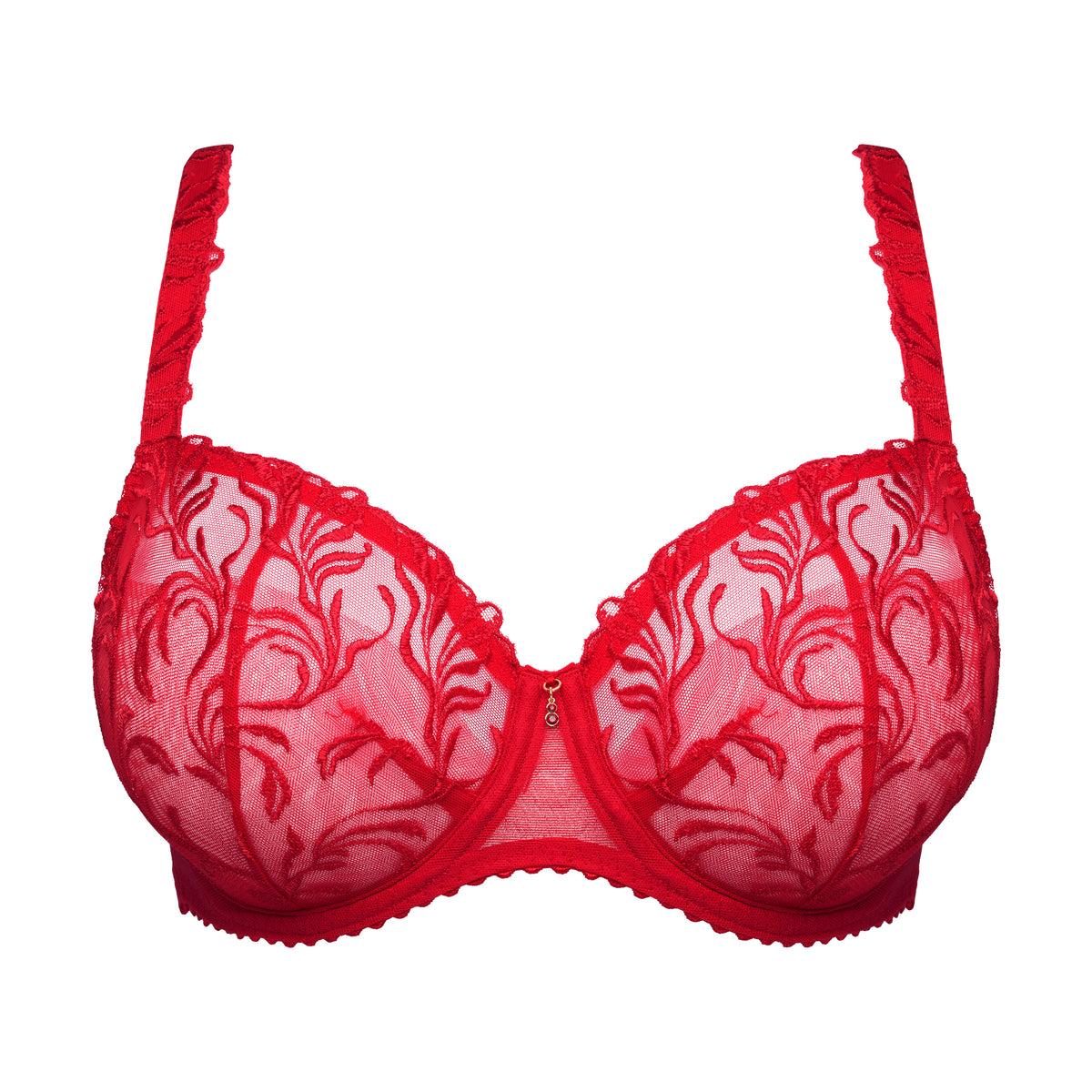 Primadonna Solisse balconette bh verticale naad in true red (afbeelding 4)