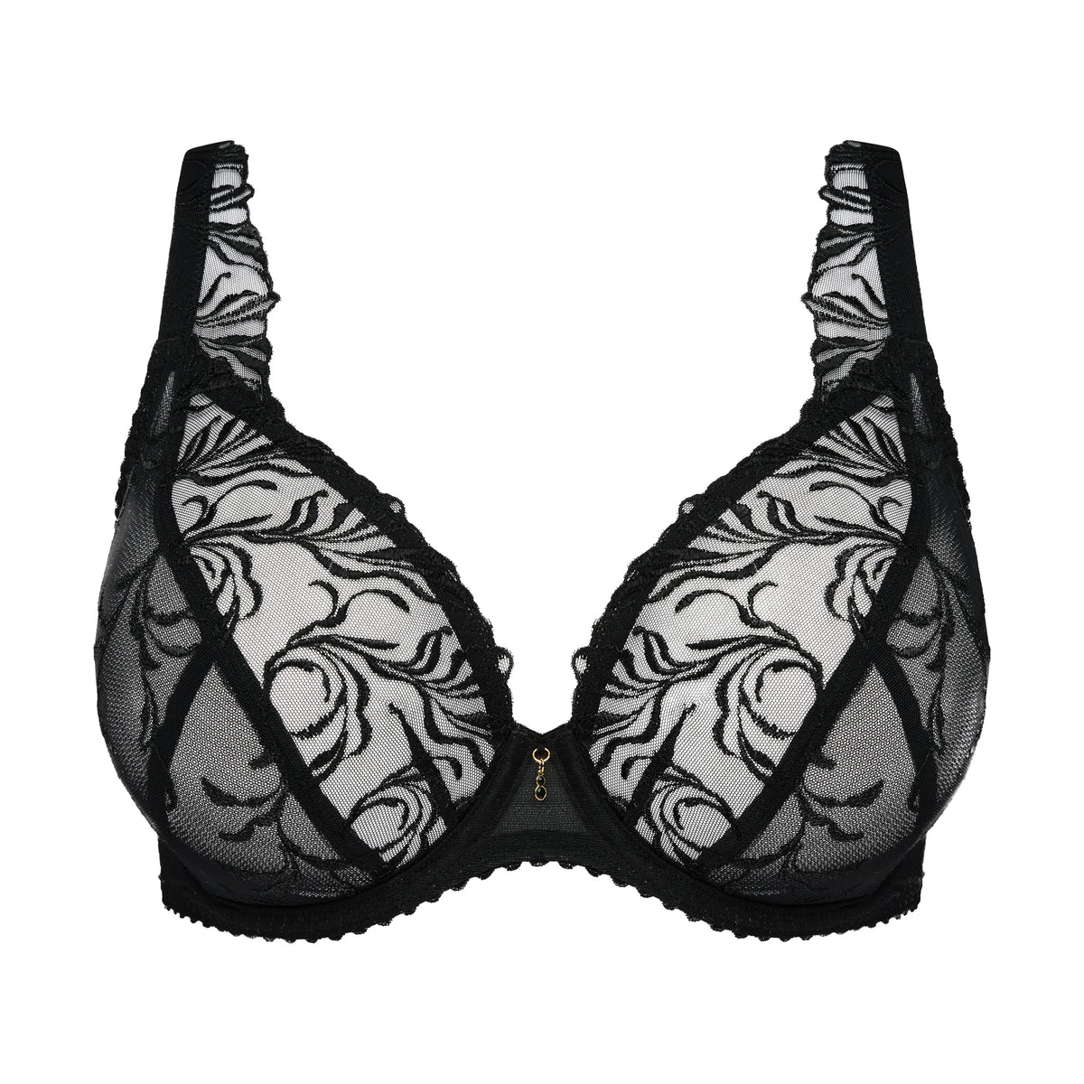 Primadonna Solisse plunge bh in zwart (afbeelding 4)
