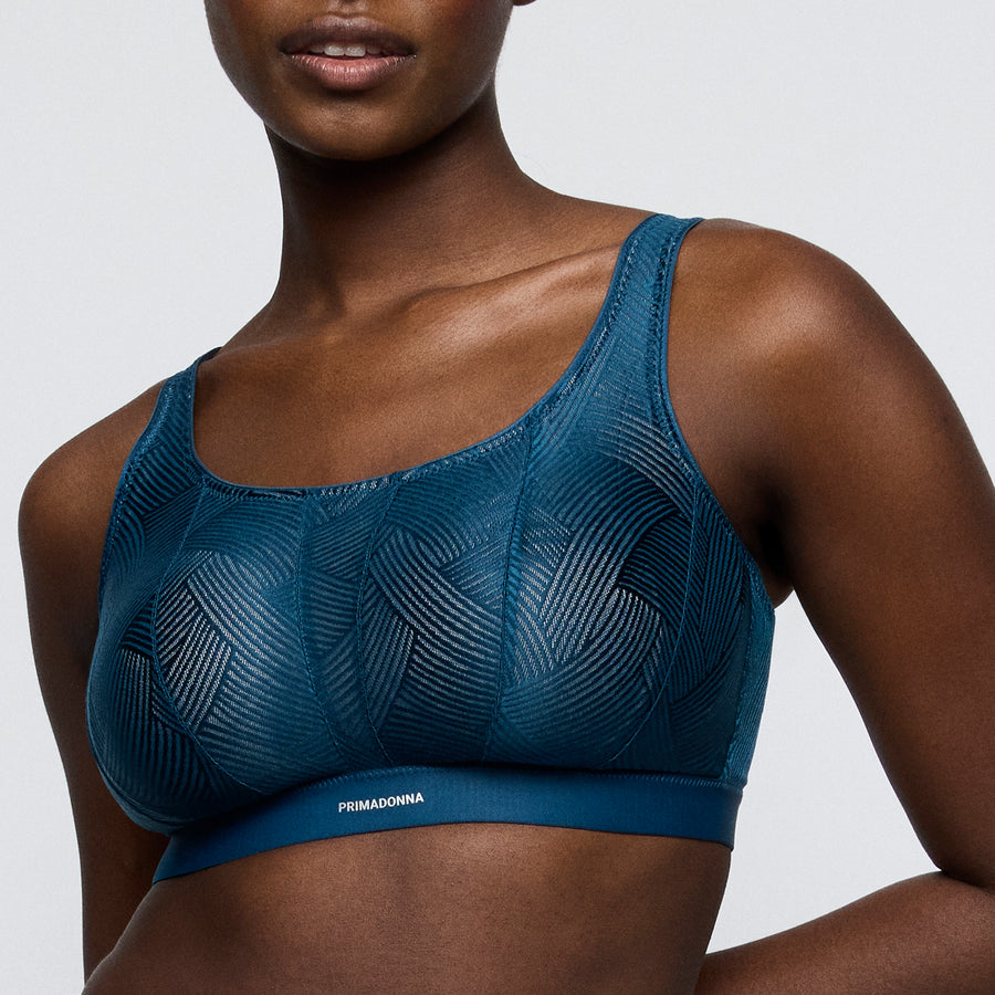 Primadonna Sport The Game sport bh zonder beugel in deep blue sea
