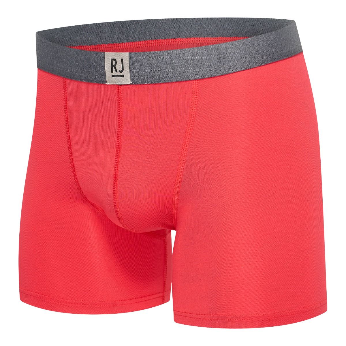 RJ Bodywear Pure Color heren boxershort in rood