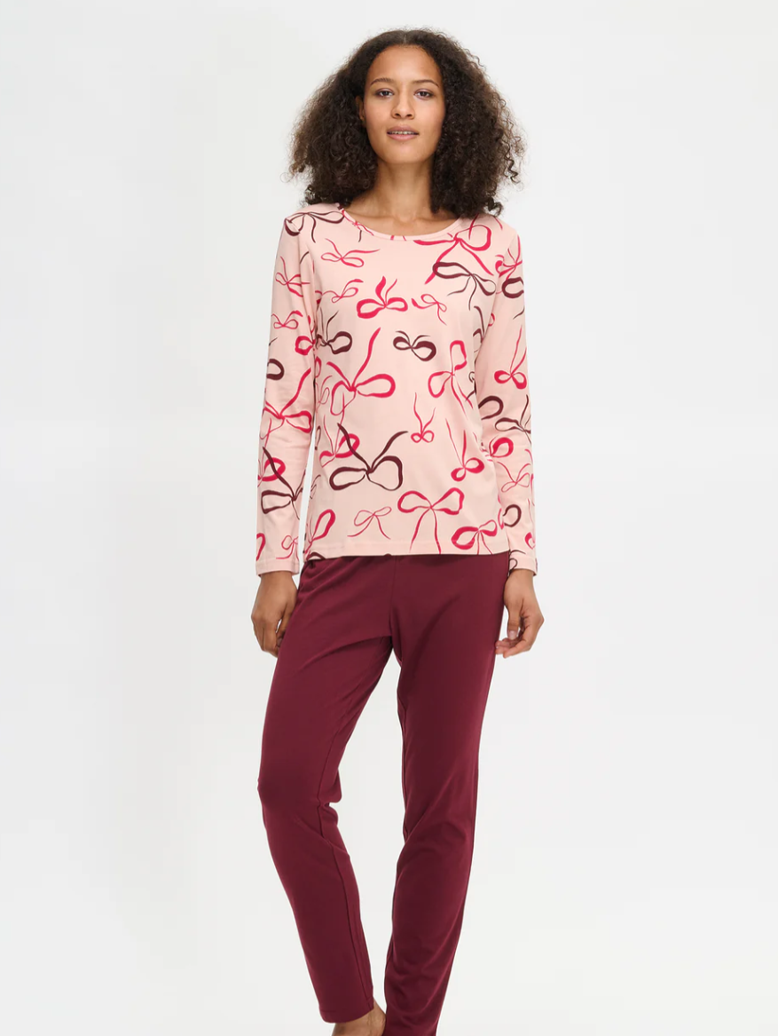 Nanso Rusetti lange pyjama in roze