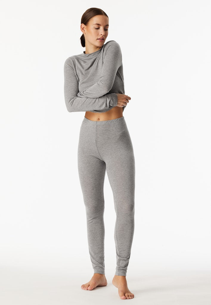 Schiesser Premium Warming dames legging in grijs