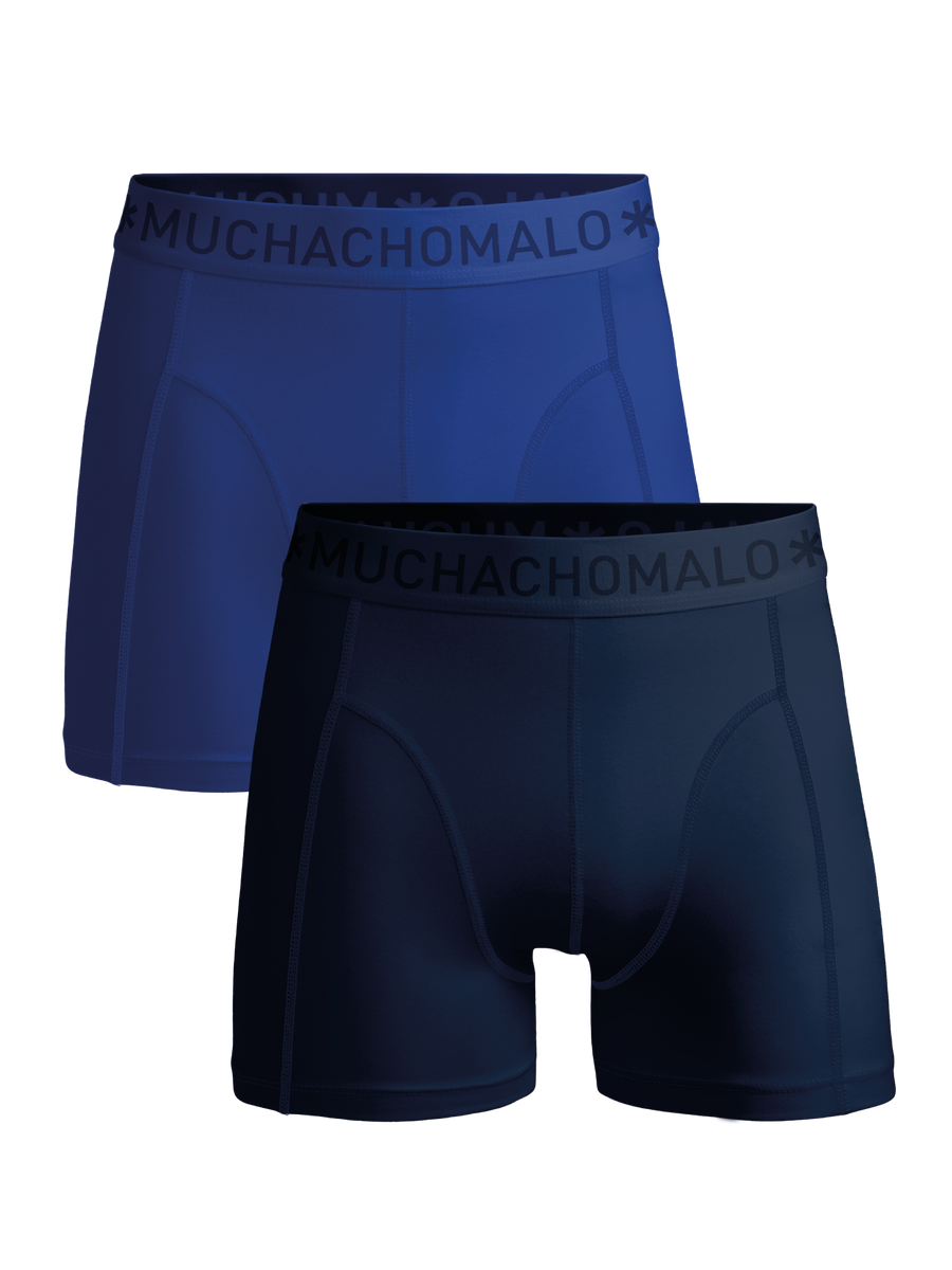 Muchachomalo Solid heren boxershort 2-pack in kleur 809