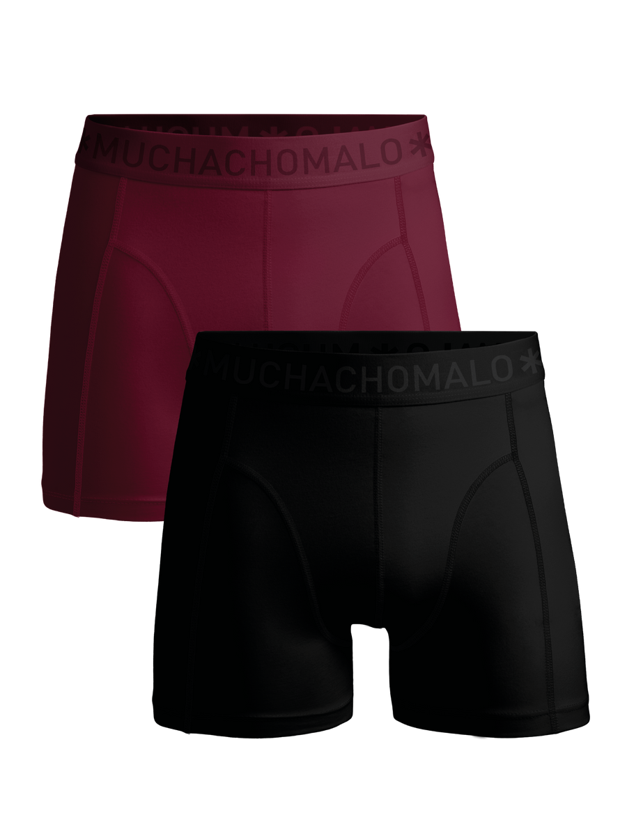 Muchachomalo Solid heren boxershort 2-pack in kleur 812