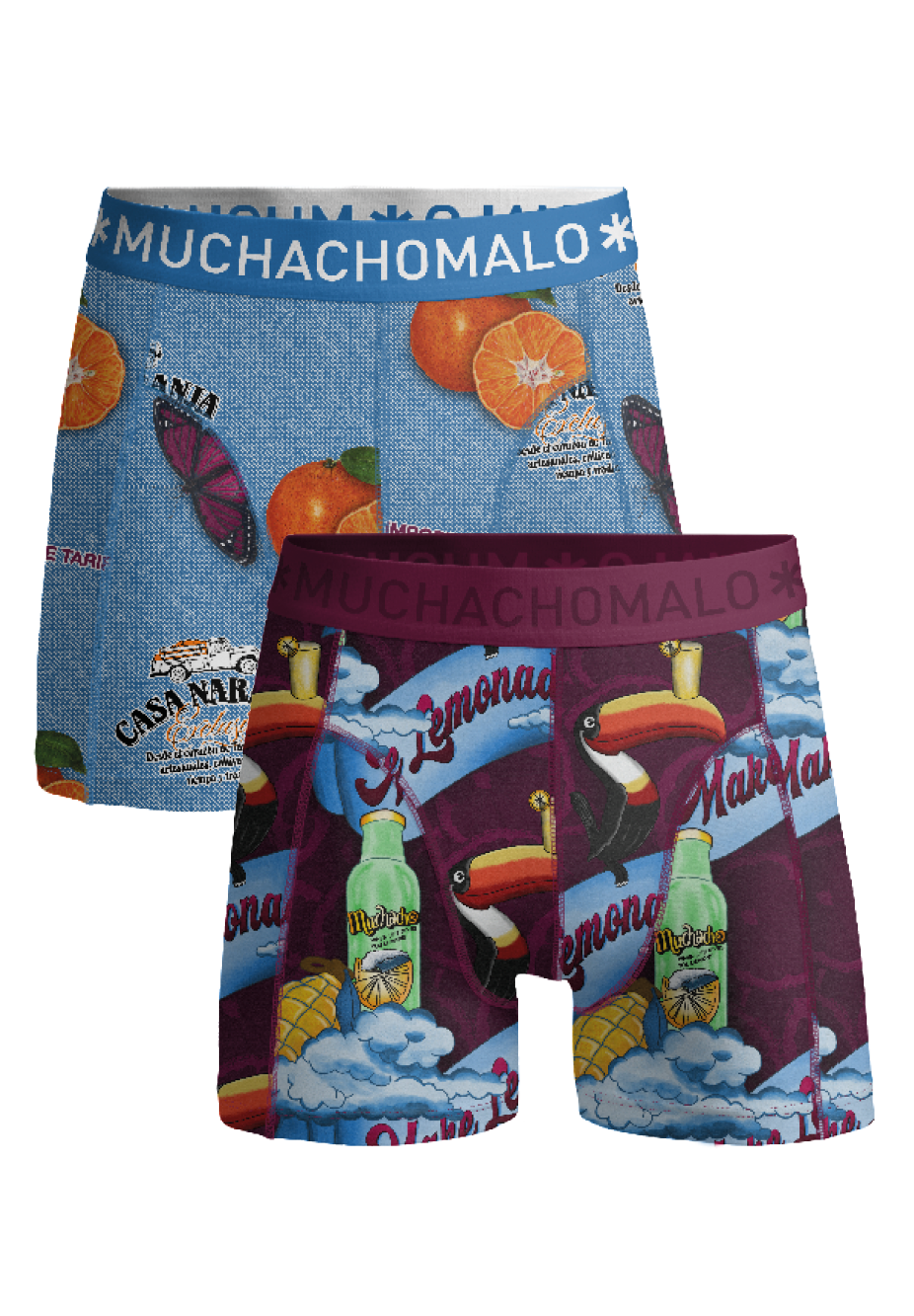 Muchachomalo Summerfruit heren boxershort 2-pack