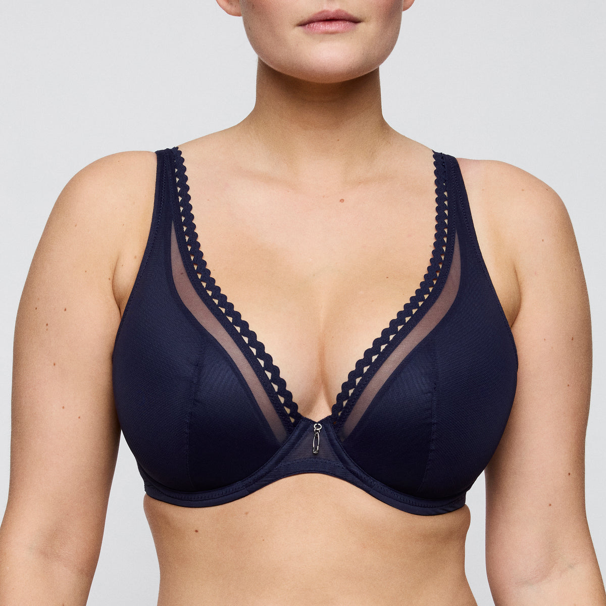 Primadonna Twist Wowgirl plunge bh in evening blue