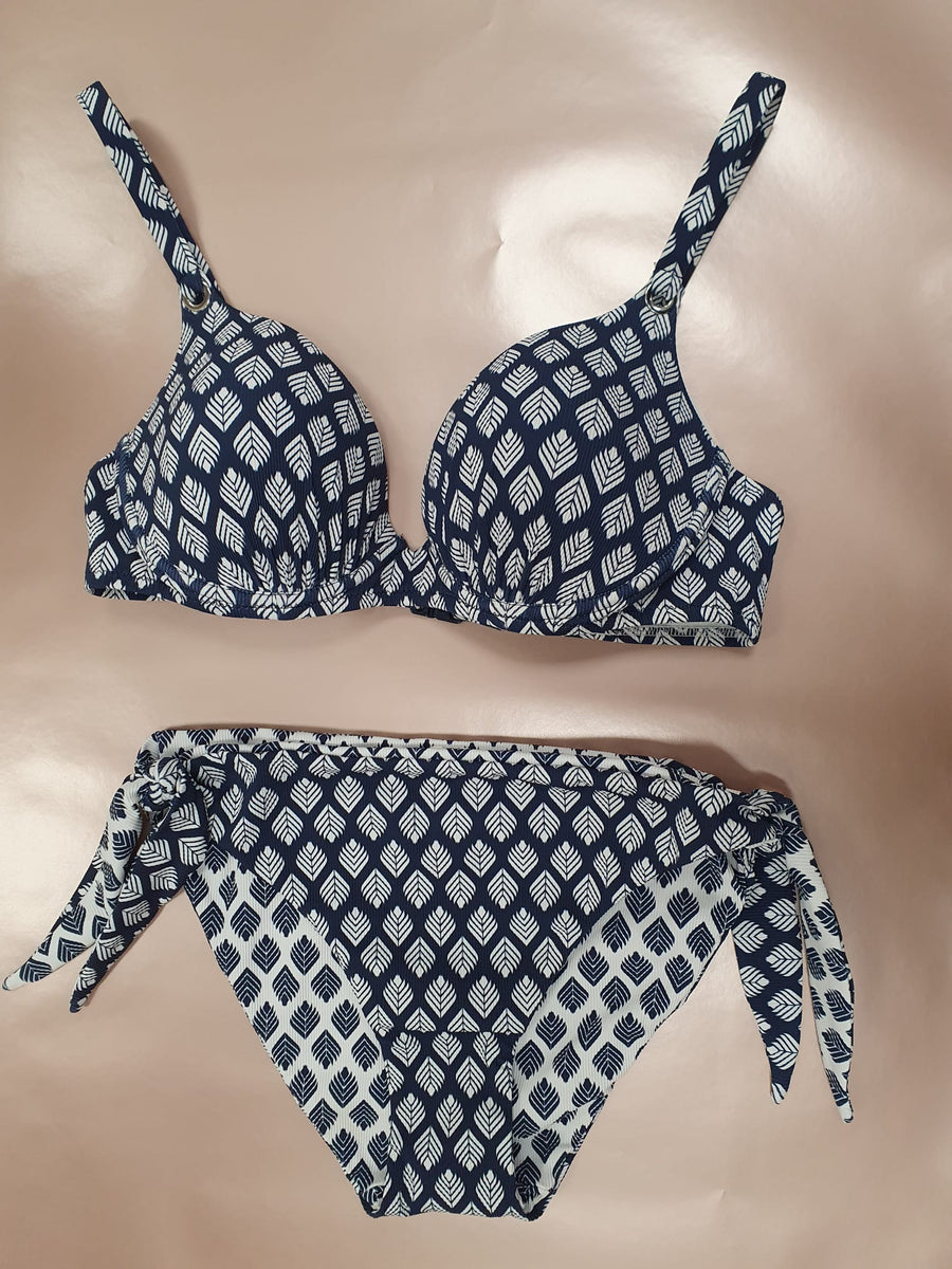 Tessy Habana bikini in blauw-wit