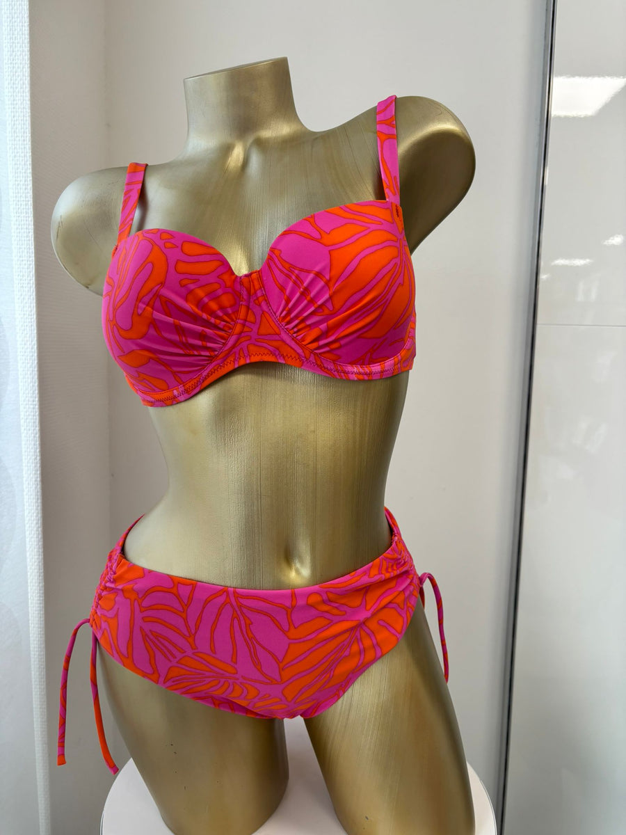 Roidal Jada bikini in pink orange