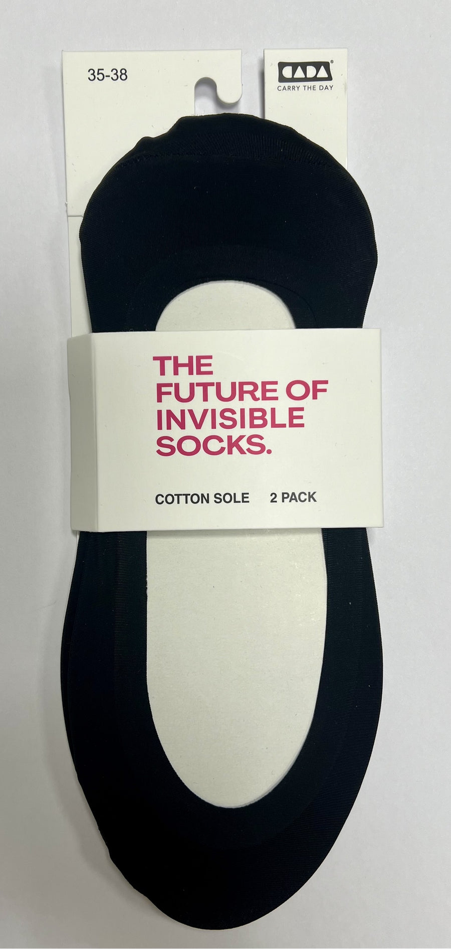 Cada Invisible sneakersokken lasersnede 2-pack