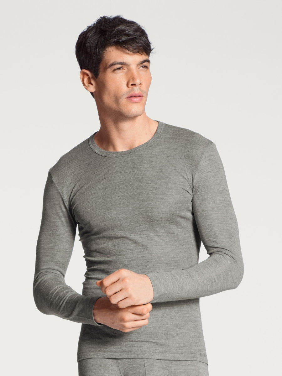 Calida Wool & Silk heren shirt lange mouw