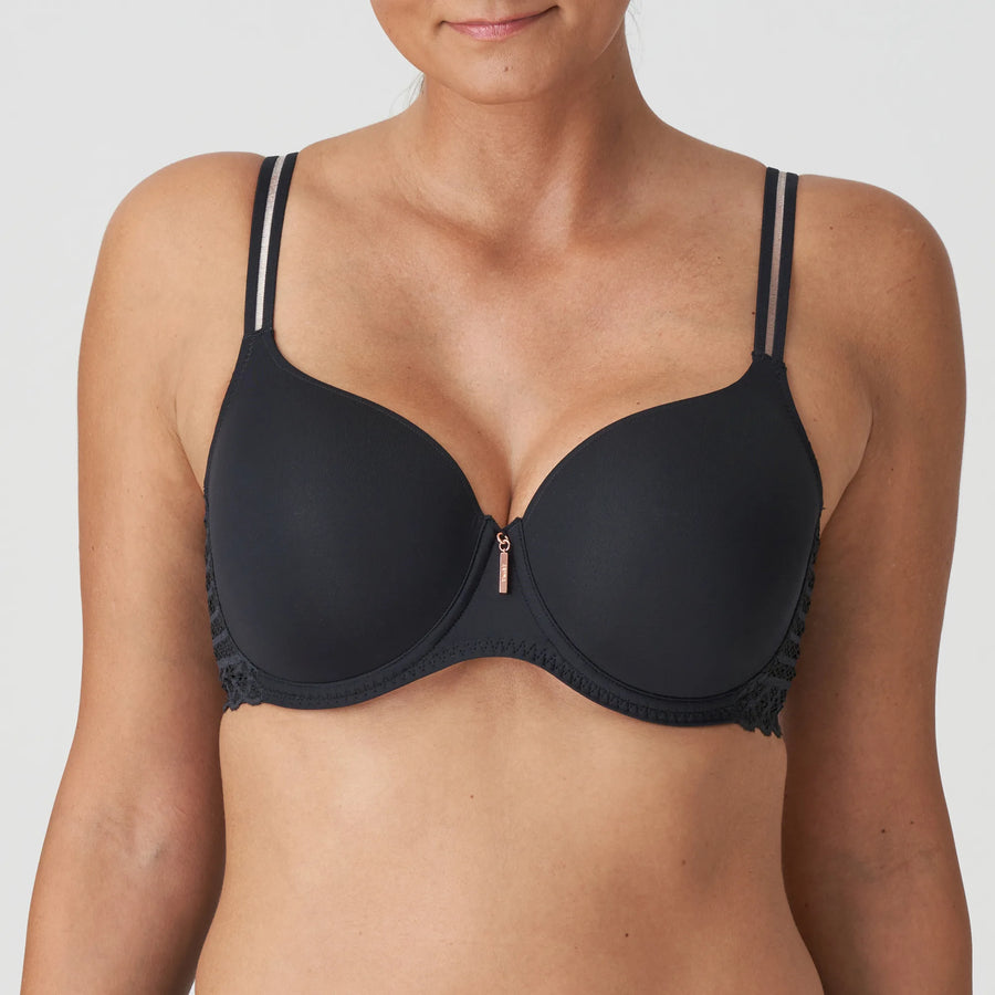 Primadonna Twist East End voorgevormde bh hartvorm in charcoal